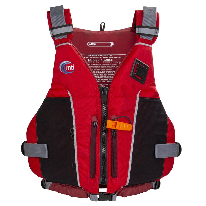 MTI Java Paddling Life Jacket - Red/Russet - X-Large/XX-Large