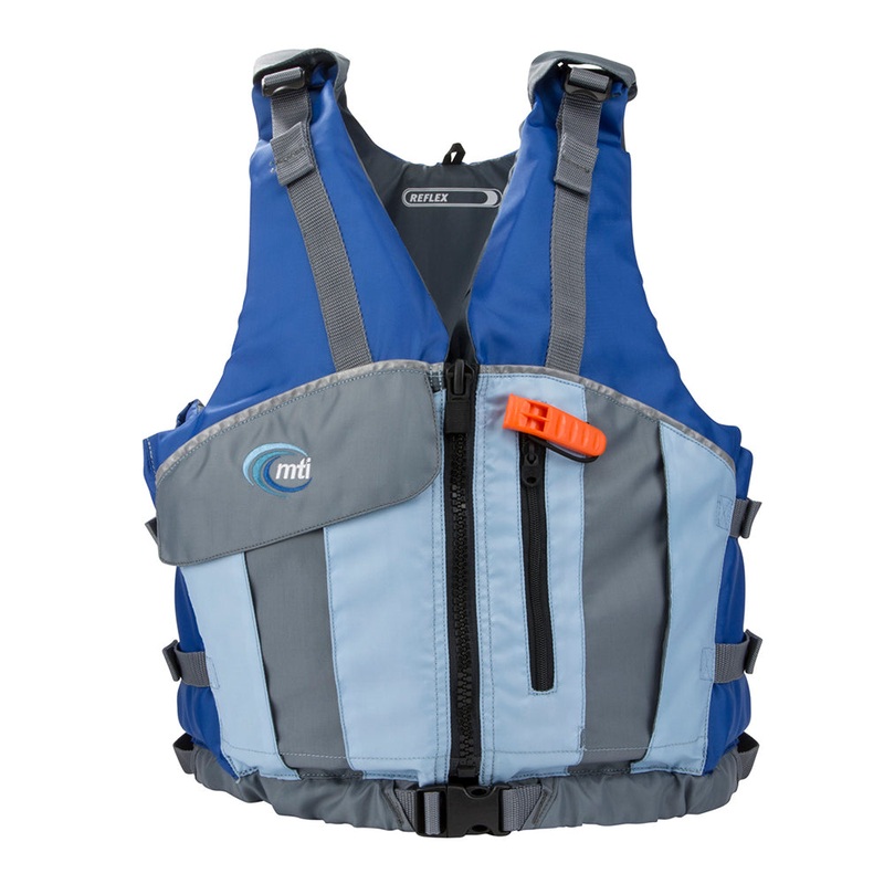 MTI Reflex Paddling Life Jacket - Blue/Sky Blue - X-Small/Small