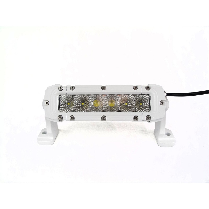 Marine Sport 6 Light Bar Single Row LED 30W