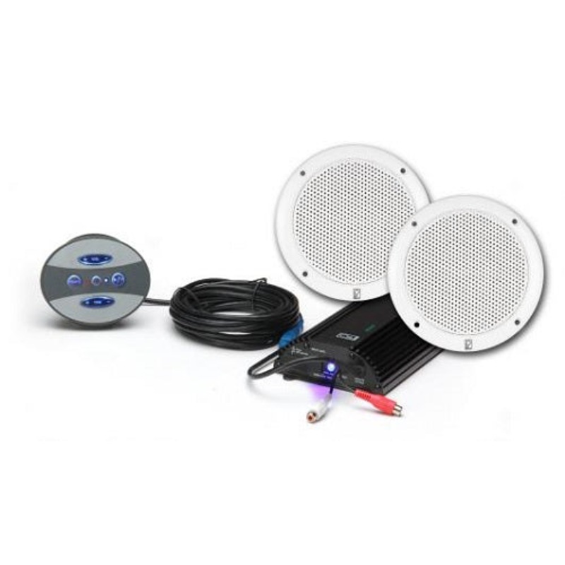 Polyplanar BT-KIT-4W Amplifier With Speakers