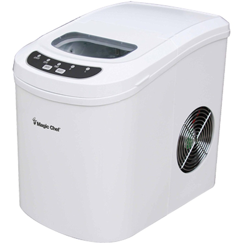 Ice Maker, 27 lbs/day, Portable, White