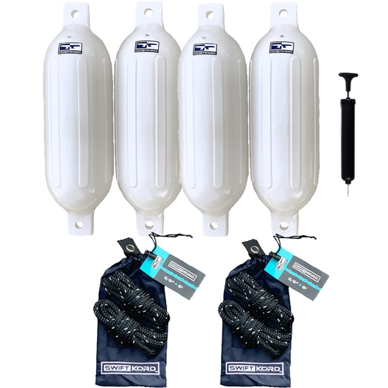 SwiftFender Kit  (4 Fenders, Line, Pump)
