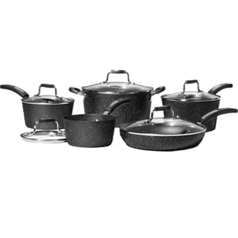 The Rock 10pc Set w/Lids & Bakelite Hndl