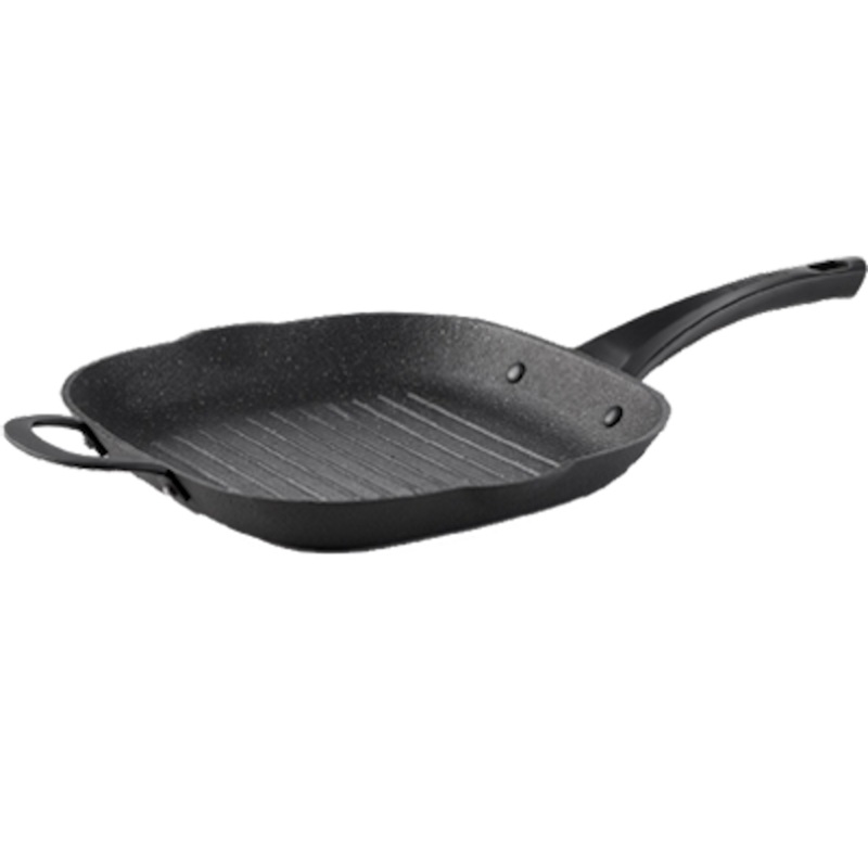 The Rock 11 x 11 Cast Iron Grill Pan