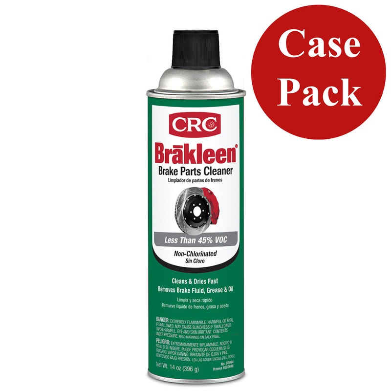 CRC Brakleen Brake Parts Cleaner - Non-Chlorinated - 14oz - #05084 *Case of 12
