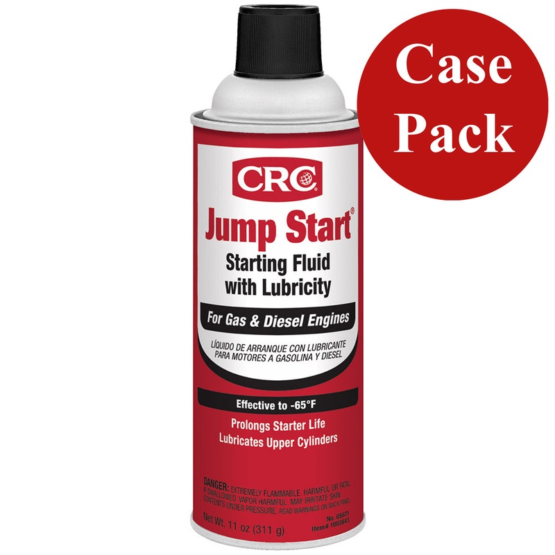 CRC Jump Start Starting Fluid w/Lubricity - 11oz - #05671 *Case of 12