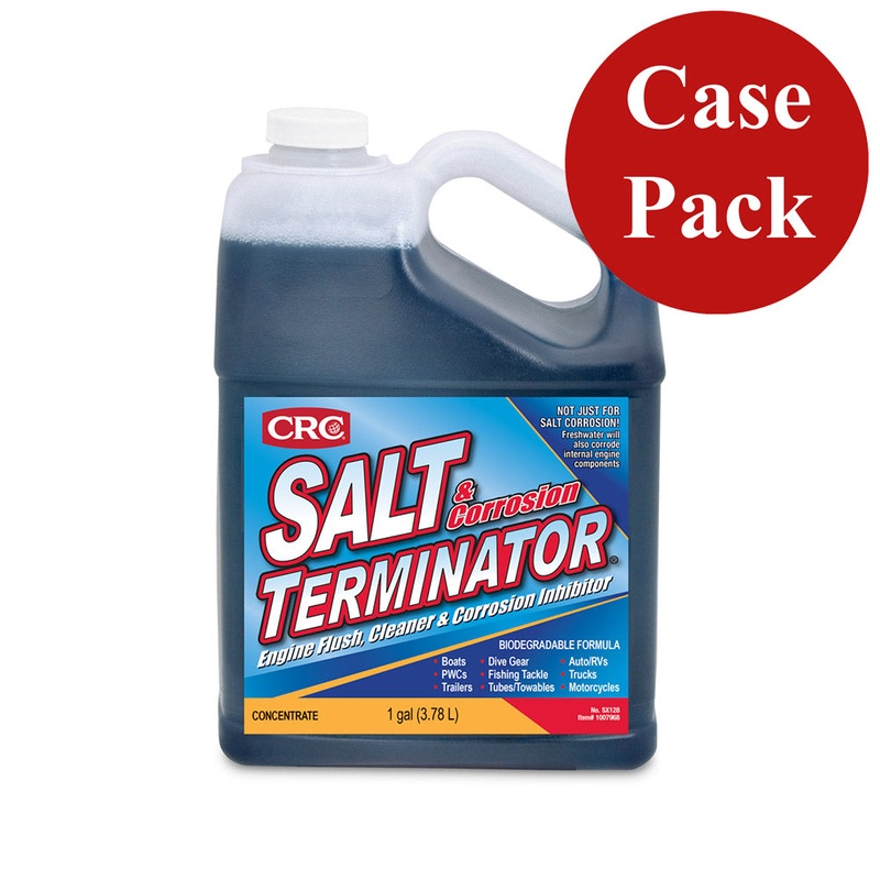 CRC SX128 Salt Terminator Engine Flush, Cleaner & Corrosion Inhibitor - 1 Gallon *Case of 6