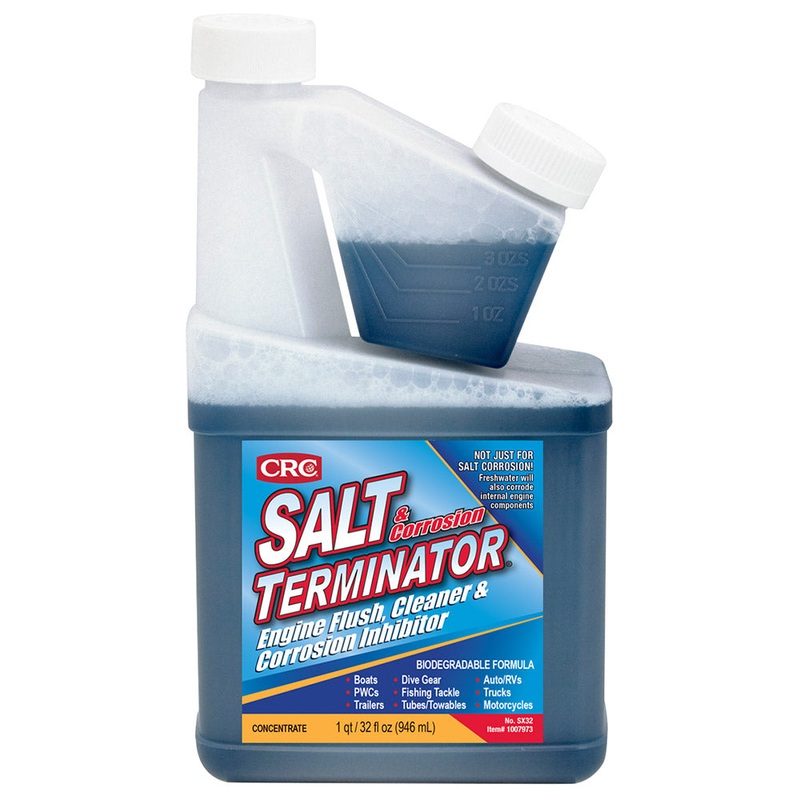 CRC SX32 Salt Terminator Engine Flush, Cleaner & Corrosion Inhibitor - 32 FL Oz