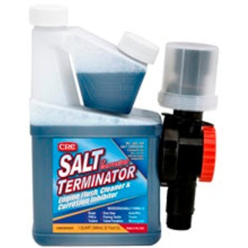 CRC SX32M Salt Terminator Engine Flush, Cleaner & Corrosion Inhibitor w/Mixer Unit - 32 FL Oz
