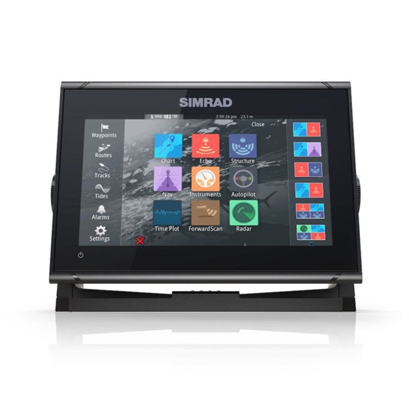 Simrad GO9 XSE Chartplotter/Fishfinder w/C-MA{ Discover Chart - No Transducer