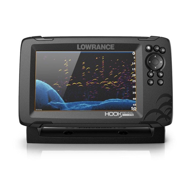 Lowrance HOOK Reveal 7 Combo w/TripleShot Transom Mount & C-MAP Contour+ Card