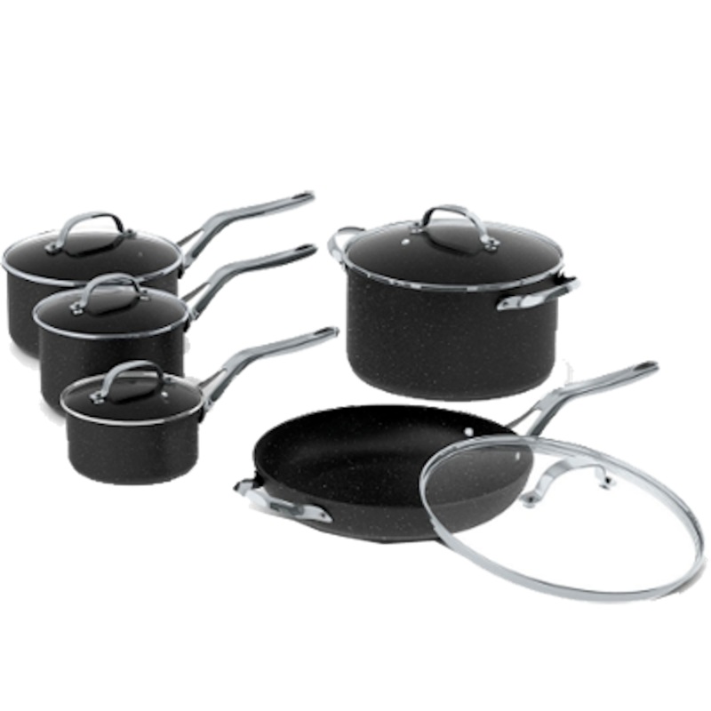 The Rock 10-Piece Set w/ SS Handles