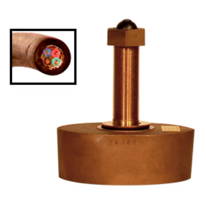 Furuno CA50/200/12M Bronze Thru-Hull Transducer, 1kW (No Plug)