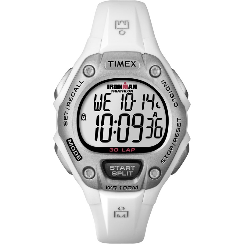 Timex IRONMAN 30-Lap Mid-Size Watch - White