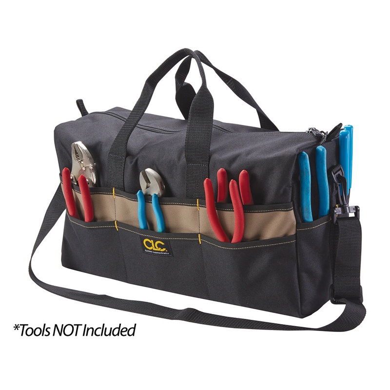 CLC 18" Large Tool Tote Bag - 17 Pocket