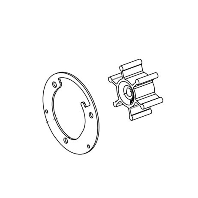 Shurflo by Pentair Macerator Impeller Kit f/3200 Series - Includes Gasket