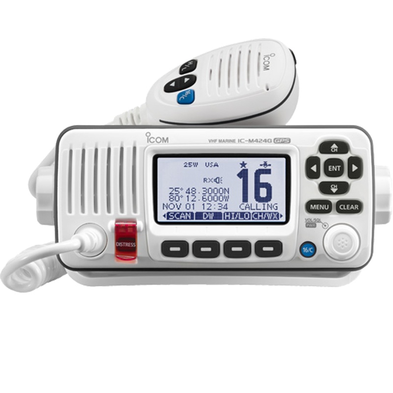 VHF, Compact, w/Hailer & GPS, Black