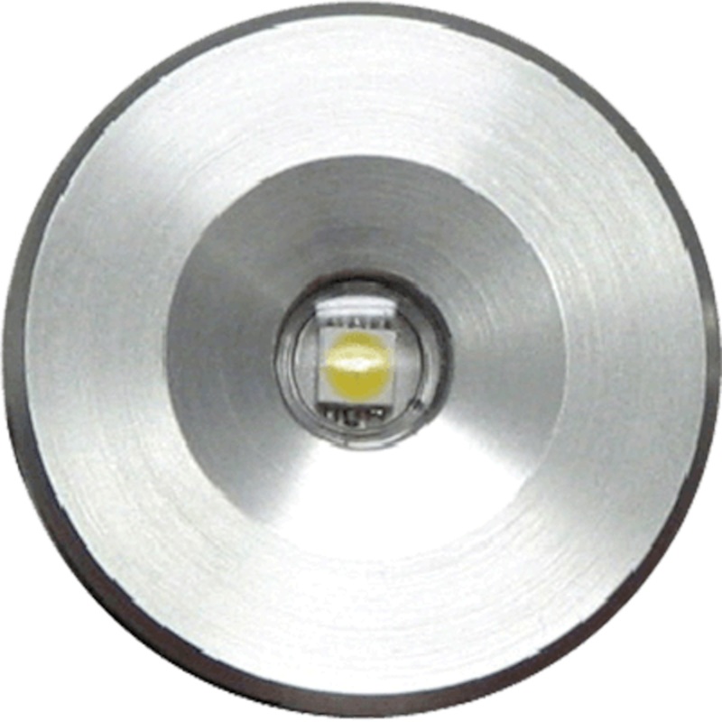 Lumitec Echo Courtesy Light - Brushed Housing - Blue Light