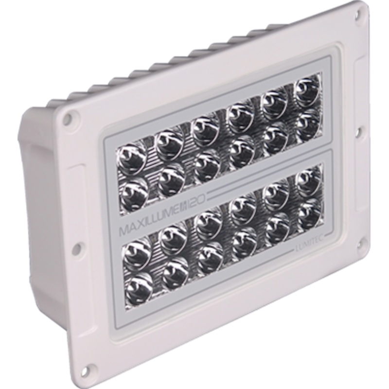 Lumitec Maxillume h120 - Flush Mount Flood Light - White Housing - White Dimming