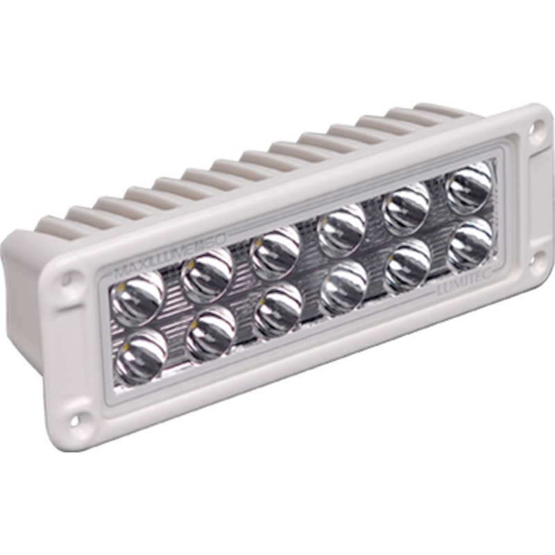 Lumitec Maxillumeh60 - Flush Mount Flood Light - White Housing - White Dimming