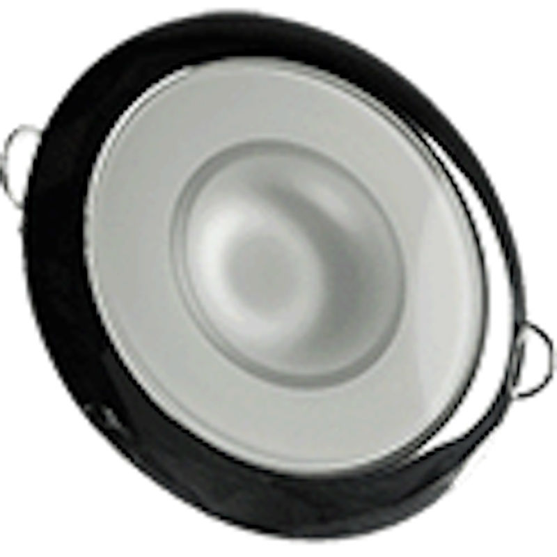 Lumitec Mirage - Flush Mount Down Light - Glass Finish/Polished SS Bezel - White Non-Dimming