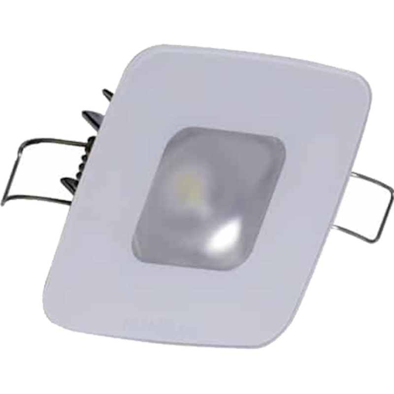 Lumitec Square Mirage Down Light - Spectrum RGBW Dimming - Glass Housing - No Bezel