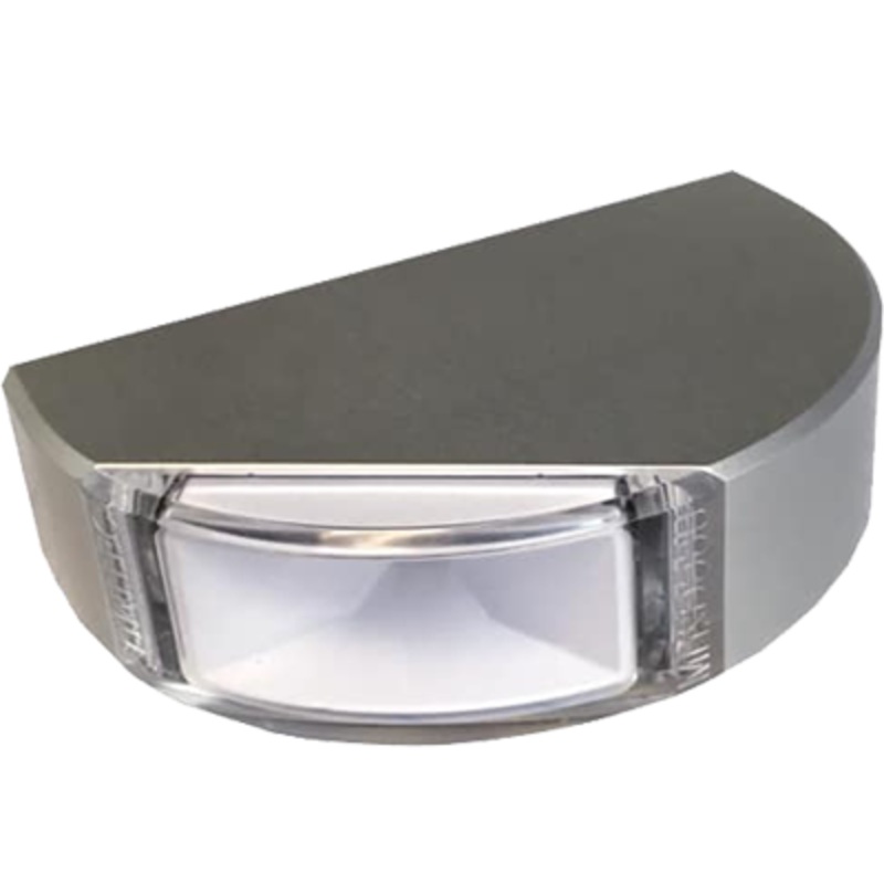 Lumitec Surface Mount Navigation Light - Classic Aluminum - Port Red