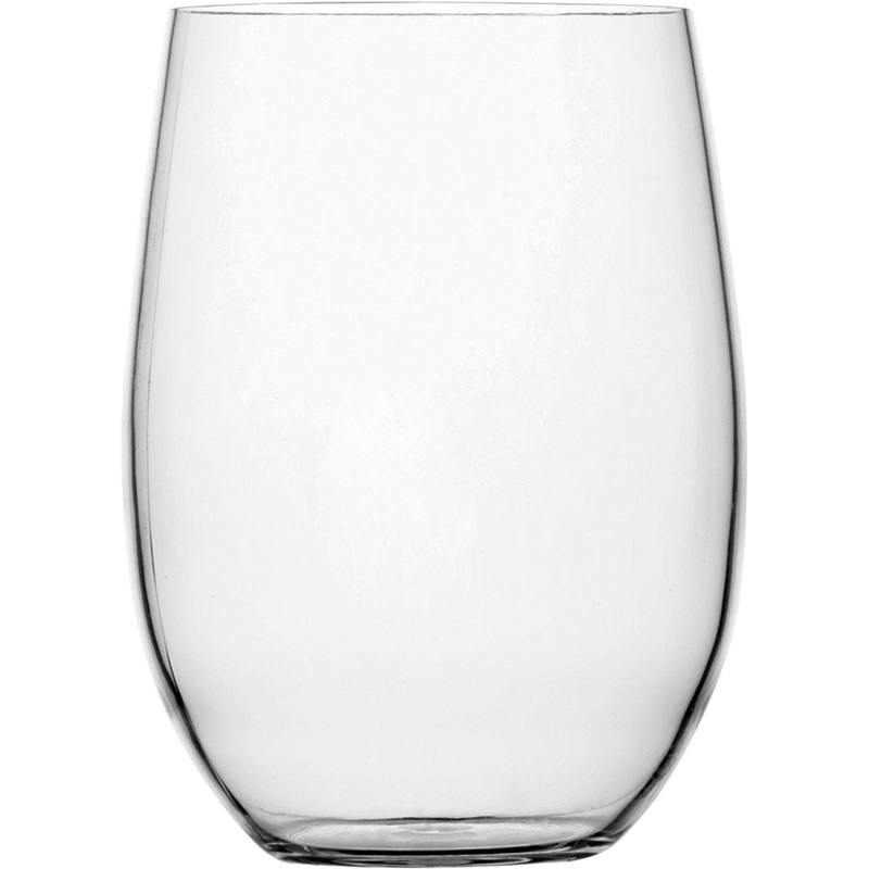 Marine Business Non-Slip Beverage Glass Party - CLEAR TRITAN - Set of 6