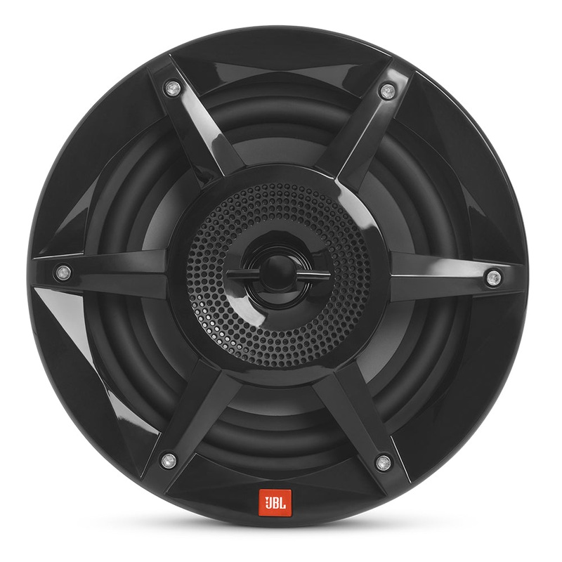 JBL 6.5" Coaxial Marine RGB Speakers - STADIUM Series - Black