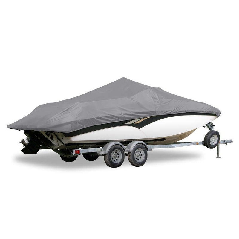 Carver Sun-DURA Styled-to-Fit Boat Cover f/22.5' V-Hull Center Console Shallow Draft Boats - Grey