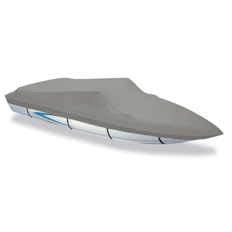 Carver Poly-Flex II Styled-to-Fit Boat Cover f/12.5' Blunt Nose Inflatable Boats - Grey