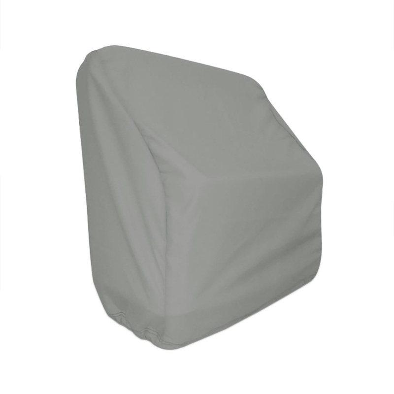 Carver Poly-Flex II Universal Reversible Seat Cover - 40"H x 35"W x 19"D - Grey