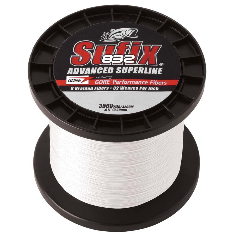 Sufix 832 Advanced Superline Braid - 15lb - Ghost - 3500 yds