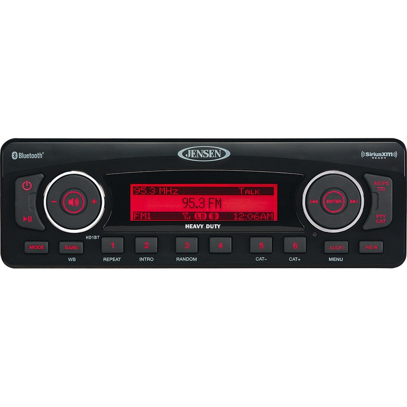 JENSEN HD1BT AM/FM/BT/XM Plug N' Play Replacement Stereo f/Harley Davidson