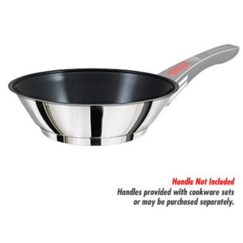 Magma Saute/Omelet Pan - Stainless Steel Exterior & Slate Black Ceramica Non-Stick Interior