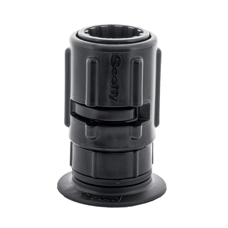 Scotty 445 Stick-On Mount w/Gear-Head Adapter - 2" Pad
