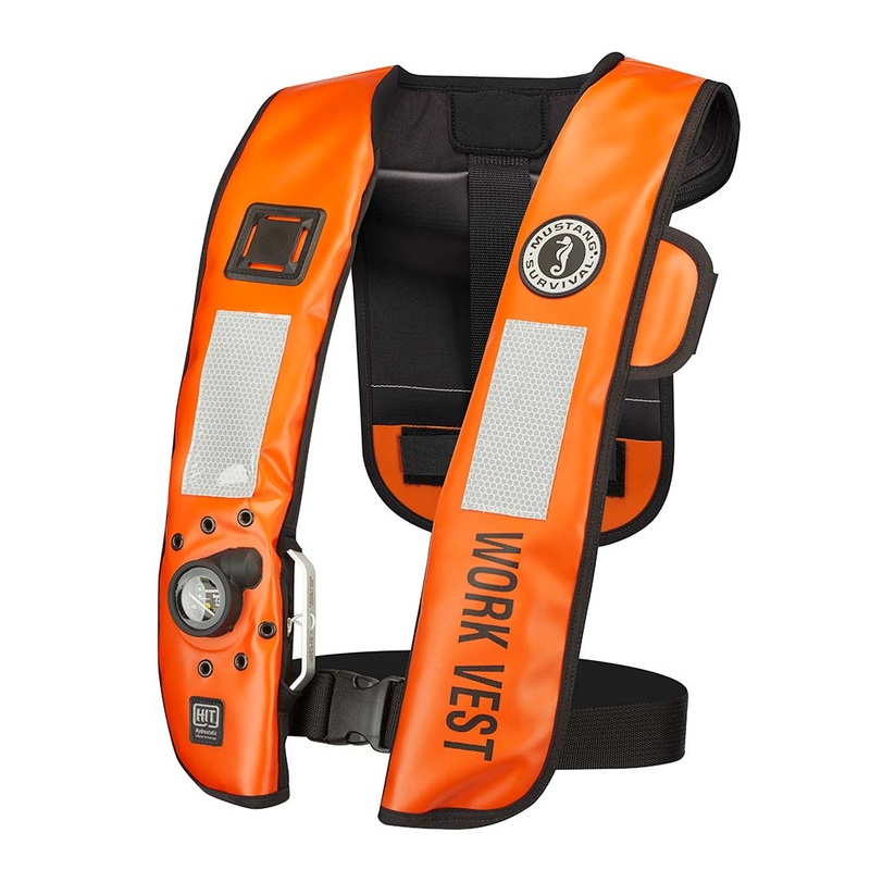 Mustang HIT Inflatable Work Vest - Orange