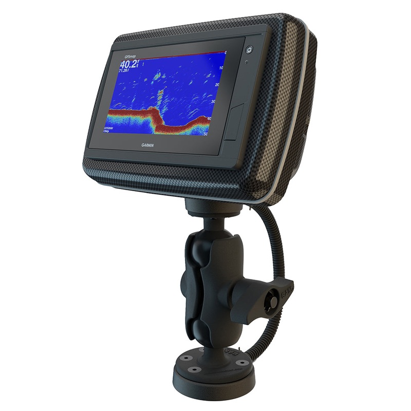 NavPod PowerPod w/RAM Mount Pre-Cut f/Garmin GPSMAP 742xs, 742, 722xs & 722 - Carbon Black