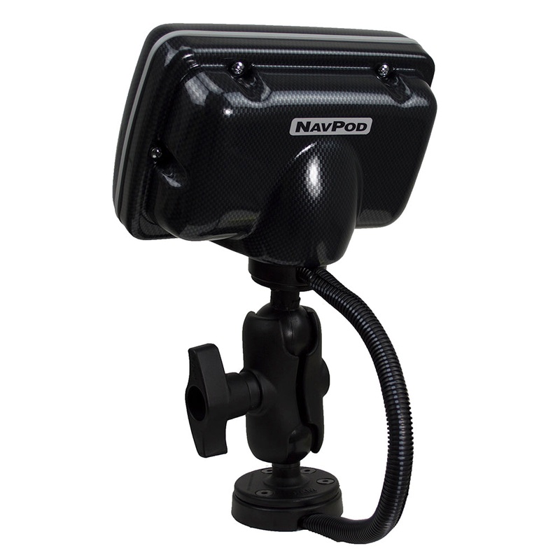 NavPod PowerPod w/RAM Mount Pre-Cut f/Lowrance 7/7x Fishfinder & Chartplotter - Carbon Black