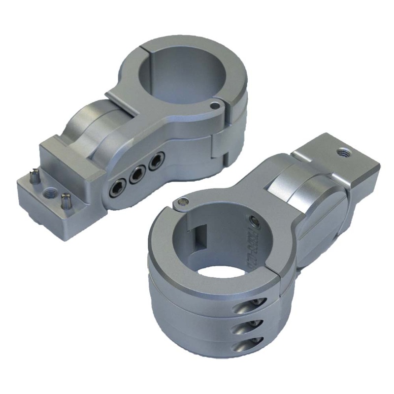 PTM Edge Board Rack Mounts - 2.5" Pipe Clamp - Grey