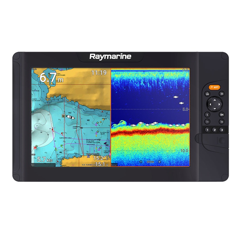 Raymarine Element 12 S Combo LNC2 Chart North America Lakes & Coastal Tide - No Transducer