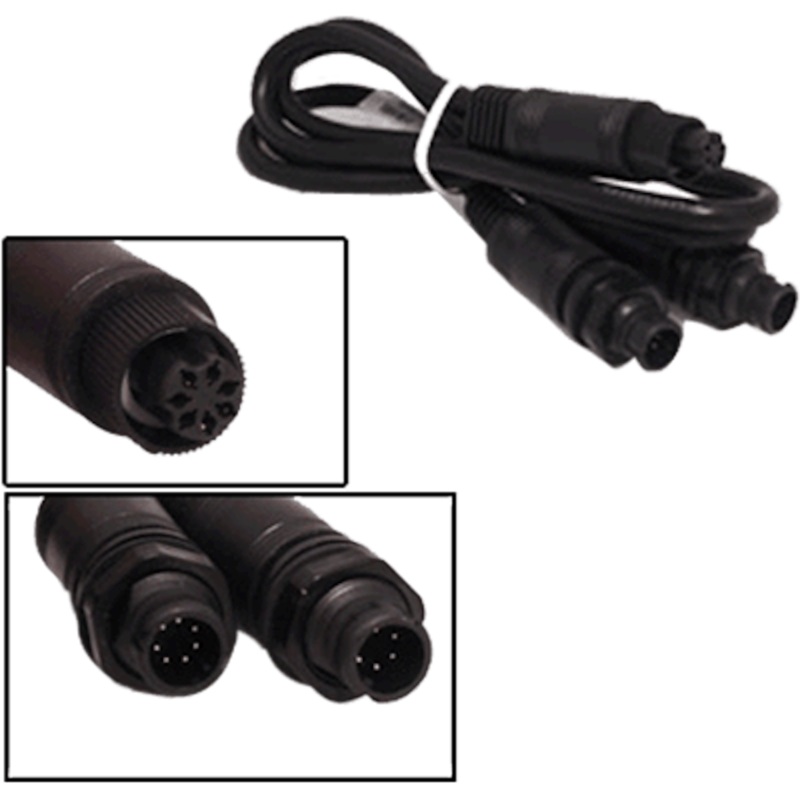 Data Y Cable, 7P(F) to 7P(M) & 6P(M) .5M
