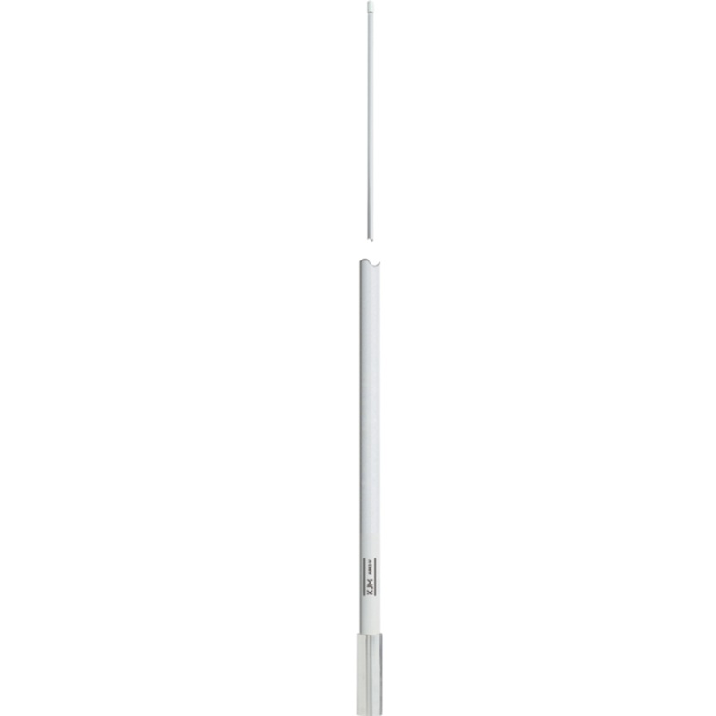 VHF Ant, 6dB, 8' White, Hardwired Cable