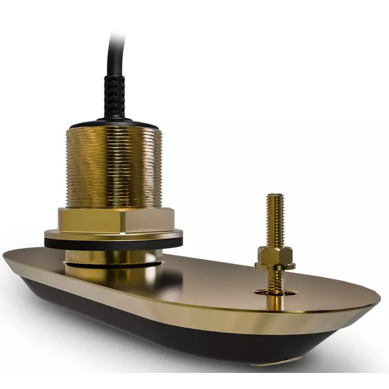 Xdcr, 3D Bronze Thru-Hull, 12 Deg. Port