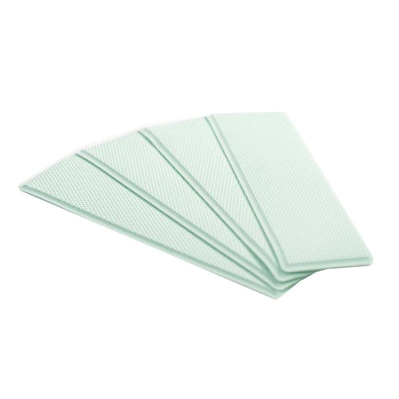 SeaDek 3.75" x 12.75" x 5mm 4-Piece Step Kit - 3.75" x 12.75" Seafoam Green Embossed - 95.25mm x 323.85mm x 5mm