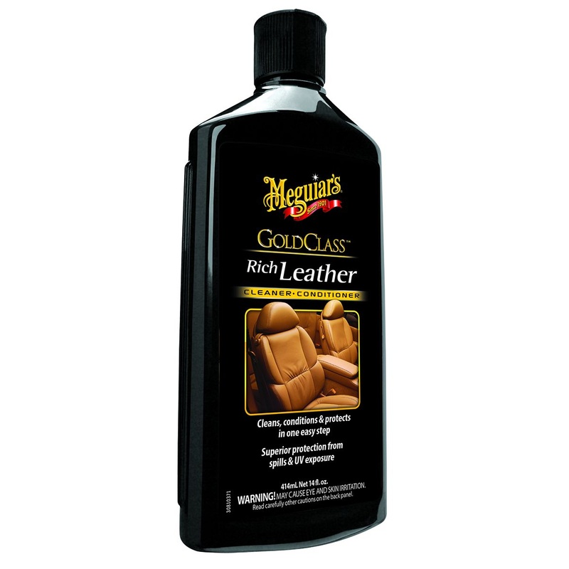 Meguiar's Gold Class Rich Leather Cleaner & Conditioner - 14oz