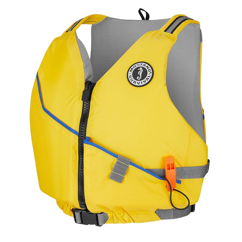 Mustang Journey Foam Vest - Yellow - X-Large/XX-Large
