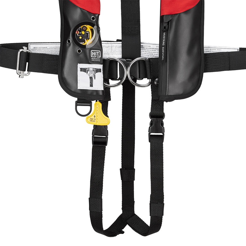 Mustang Sailing Leg Straps - Black