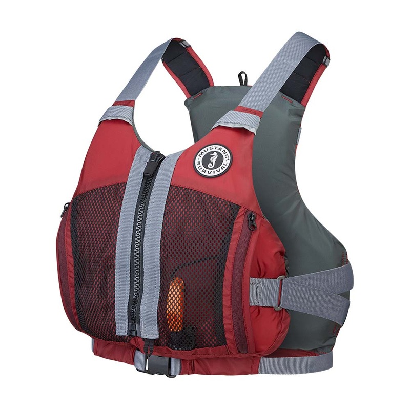 Mustang Women's Destiny Foam Vest - Merlot - Small/Medium