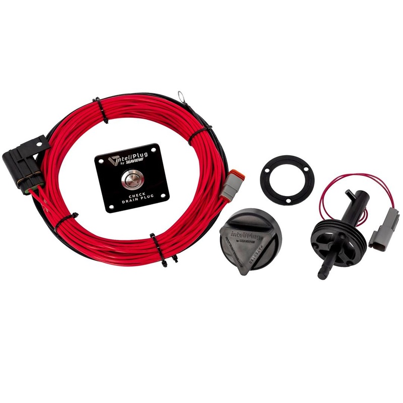 Seaview Inteliplug ProXT Captive Drain Plug, Garboard Assembly, Sensor & Deutsch Plug Pigtail w/Plug-and-Play Harness